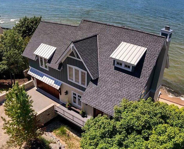 Werner Roofing completes a residential shingle roofing project in Michigan