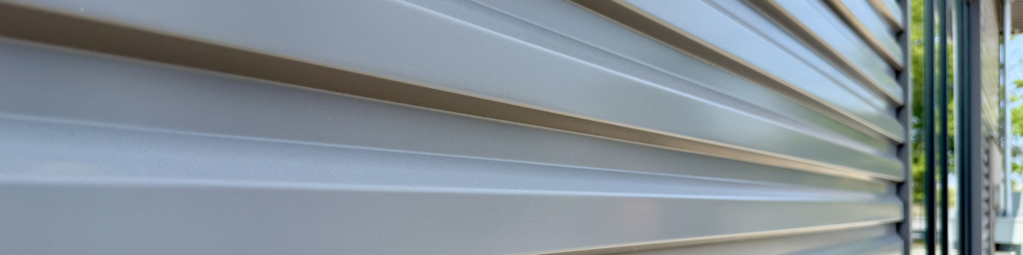 Steel siding on a home in Michigan