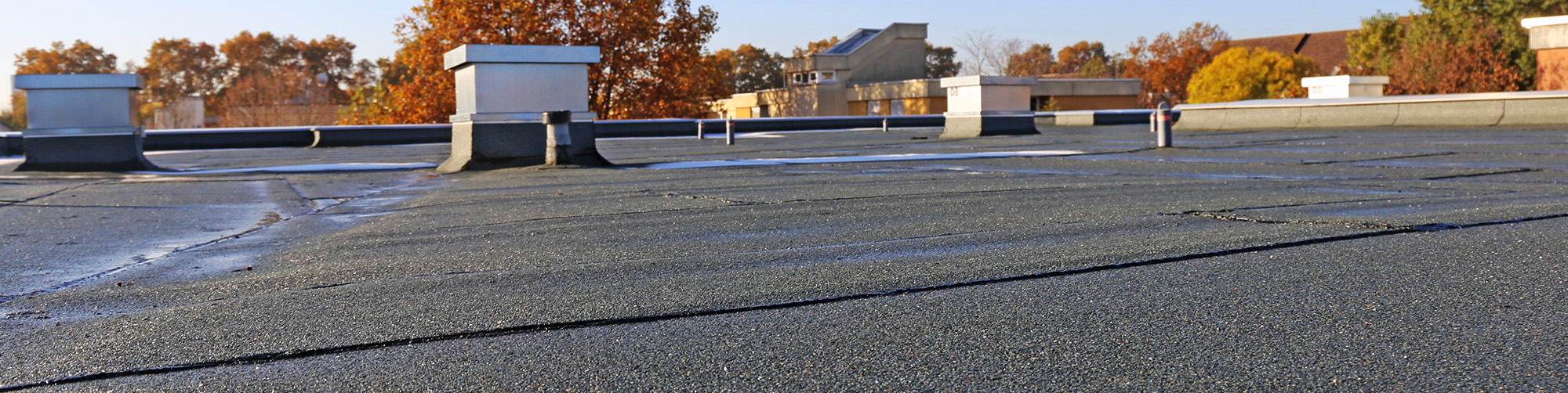 Modified Bitumen roof on a building in Michigan