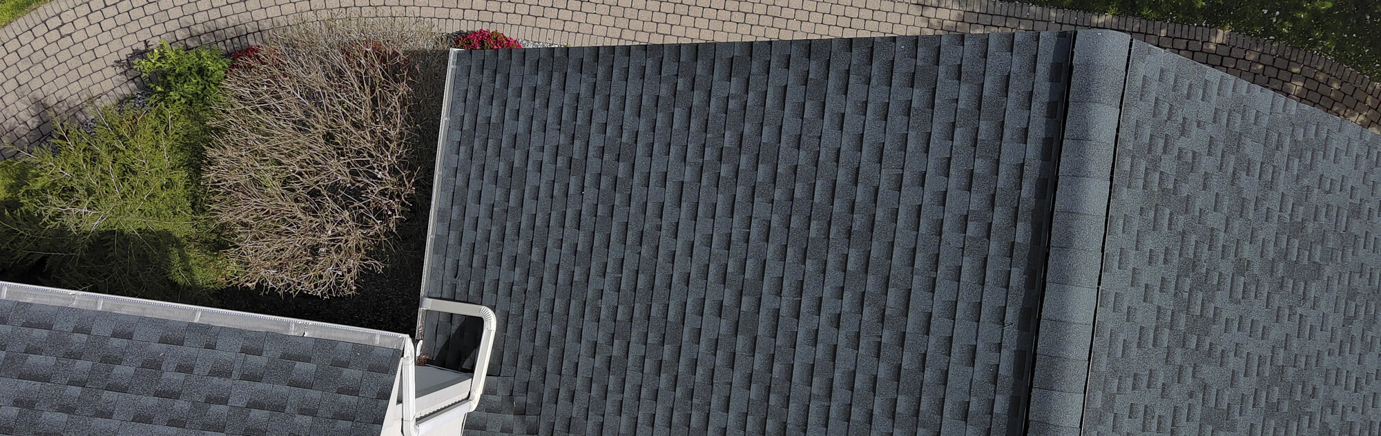 Aerial View of Completed Roof Project