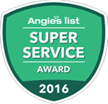 Angie's List Logo With 2016 Super Service Award