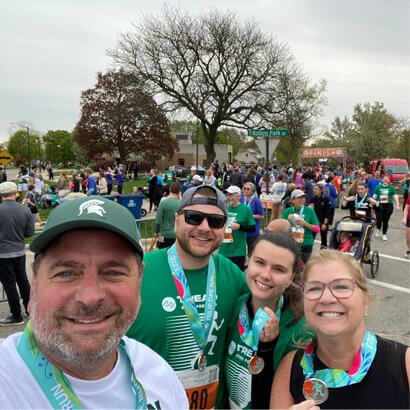 Werner Cares volunteers working together to support local families