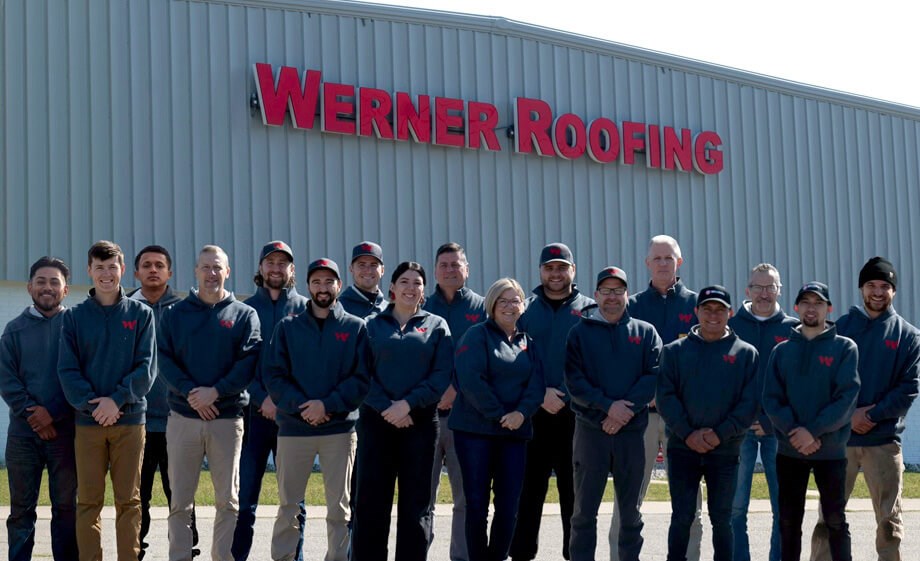 Werner Roofing's Skilled Team
