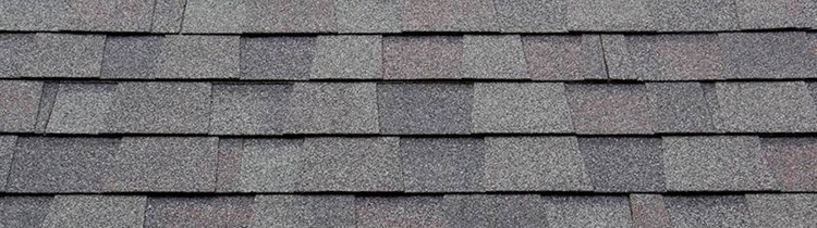 Close-up of asphalt shingle roofing