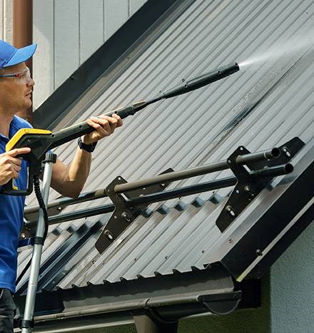 Routine roof maintenance service