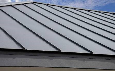 Roofing material shown on a home