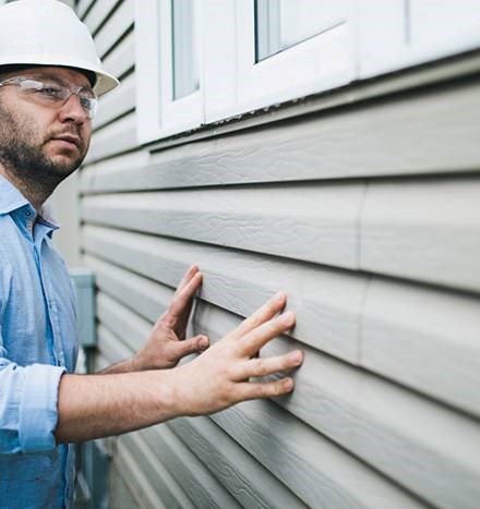 Professional siding inspection