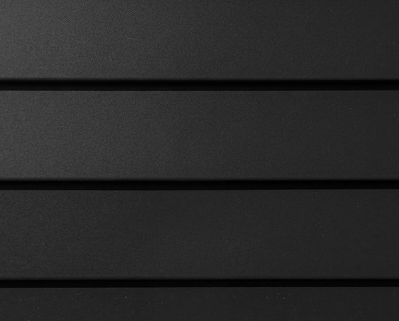 Horizontal lap siding style for steel siding