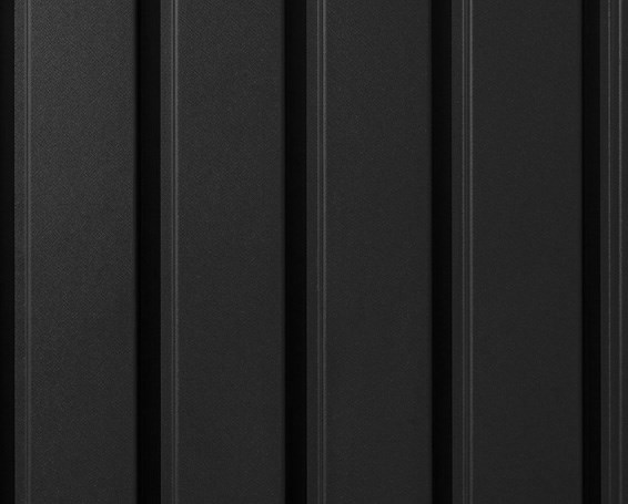 Vertical style steel siding